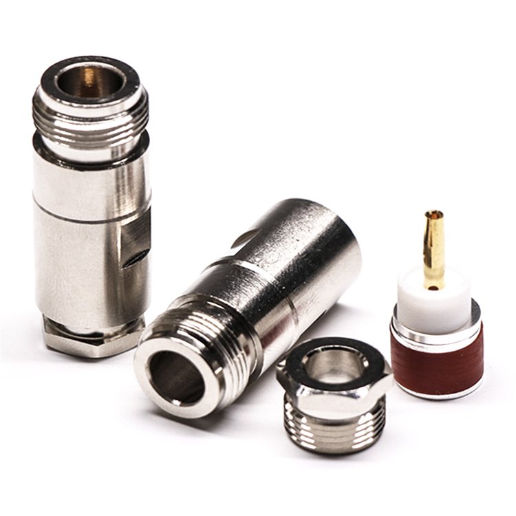 N Type Connector for RG58 RG213 LMR400 Crimp with RF Male Female Coaxial Cable