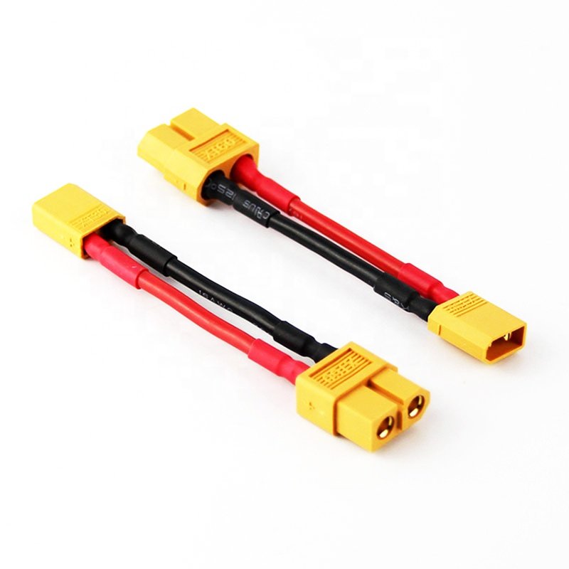 XT90 XT90S XT60 to 2Pin XT30 XT30U XT30-F Connector Wire Ebike Battery Male Female DC Power 50A Adapter Connect Extension Cable