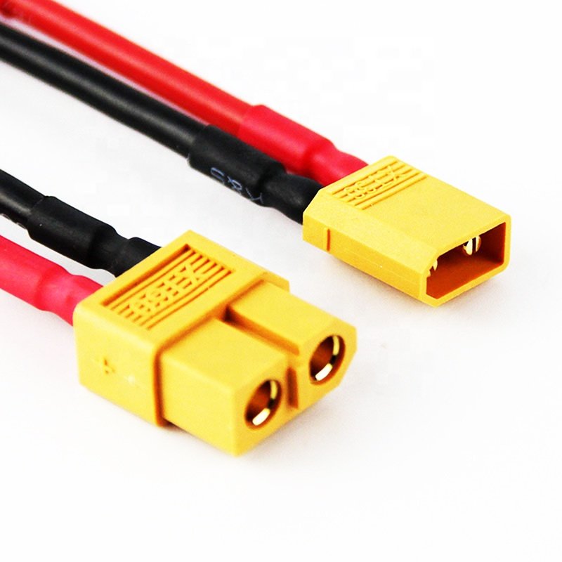 XT90 XT90S XT60 to 2Pin XT30 XT30U XT30-F Connector Wire Ebike Battery Male Female DC Power 50A Adapter Connect Extension Cable