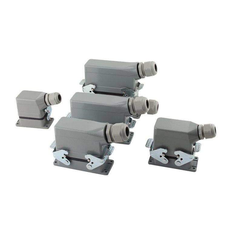 HDC-HE-006 6pins V0 16A Power Industrial 6 Pin Male Female Waterproof Automotive HE-016 Heavy Duty Rectangular Connector