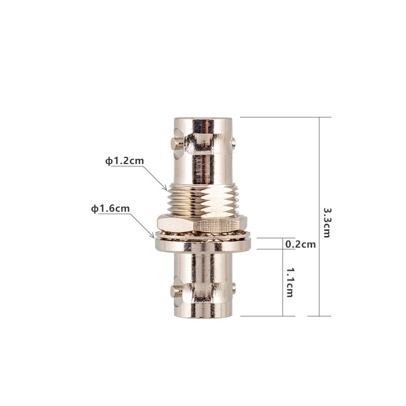 CCTV RF coaxial bnc female to BNC Female connector adapter for sensor machine equipment