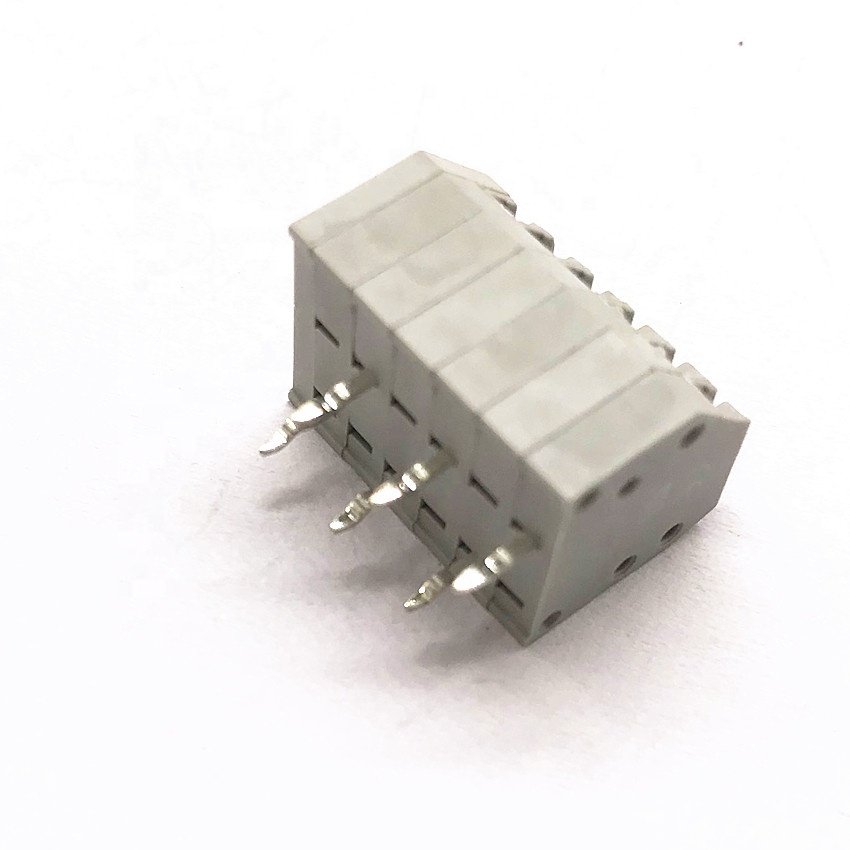 hot sale 250 screwless terminal block 2.5mm 3.5mm pitch PCB spring terminal block connector KF250 DG250 WJ250