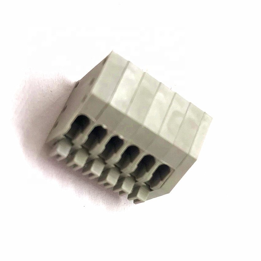 hot sale 250 screwless terminal block 2.5mm 3.5mm pitch PCB spring terminal block connector KF250 DG250 WJ250
