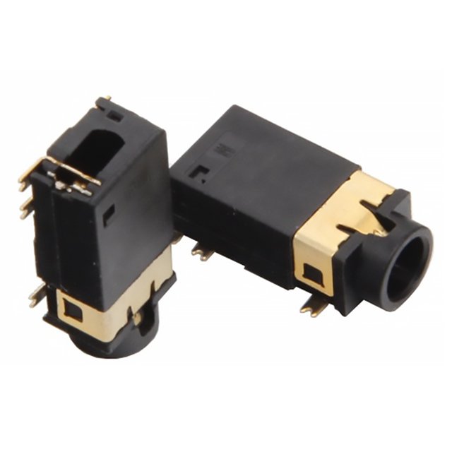 Phone jack PJ342S2 5 Pin Headphone Jack PCB Mount Female 3.5mm Stereo Jack Socket Connector Headphone Jacks