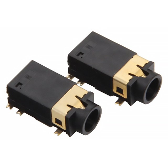 Phone jack PJ342S2 5 Pin Headphone Jack PCB Mount Female 3.5mm Stereo Jack Socket Connector Headphone Jacks