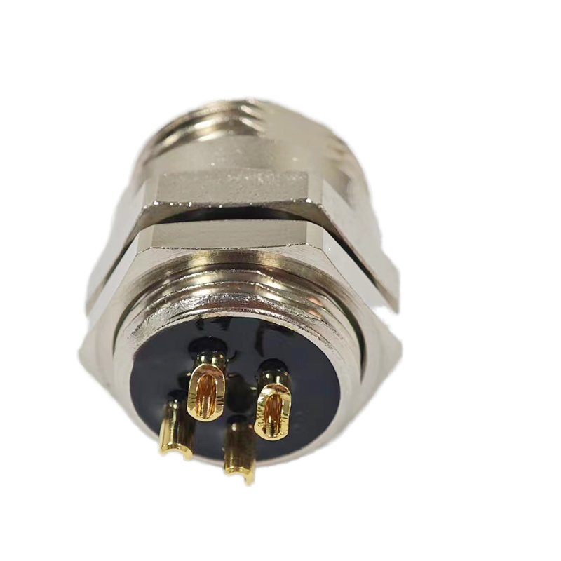 M23 M12 Panel Mount 7/8 Male Female 3 4 5 6 pin IP67/IP68 Large Current Waterproof Connector