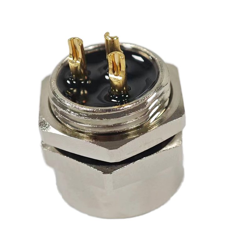 M23 M12 Panel Mount 7/8 Male Female 3 4 5 6 pin IP67/IP68 Large Current Waterproof Connector