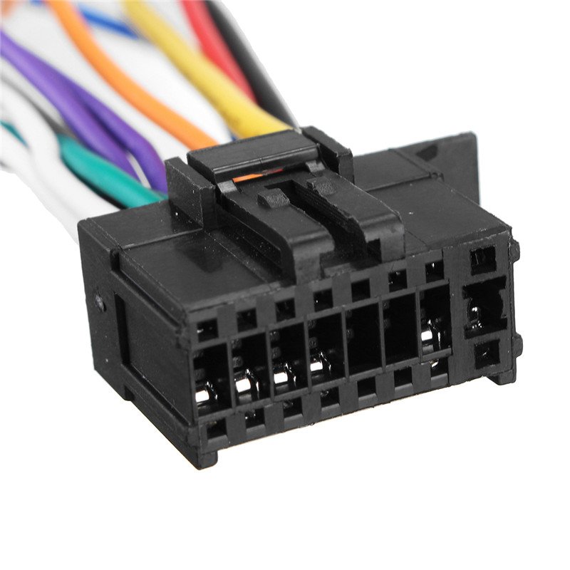 16Pin Car CD Rear Cable Stereo Radio Player Wiring Harness Connector Audio Cable Customized