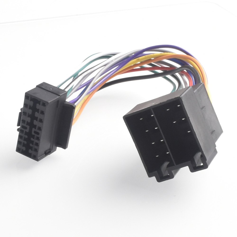 16Pin Car CD Rear Cable Stereo Radio Player Wiring Harness Connector Audio Cable Customized