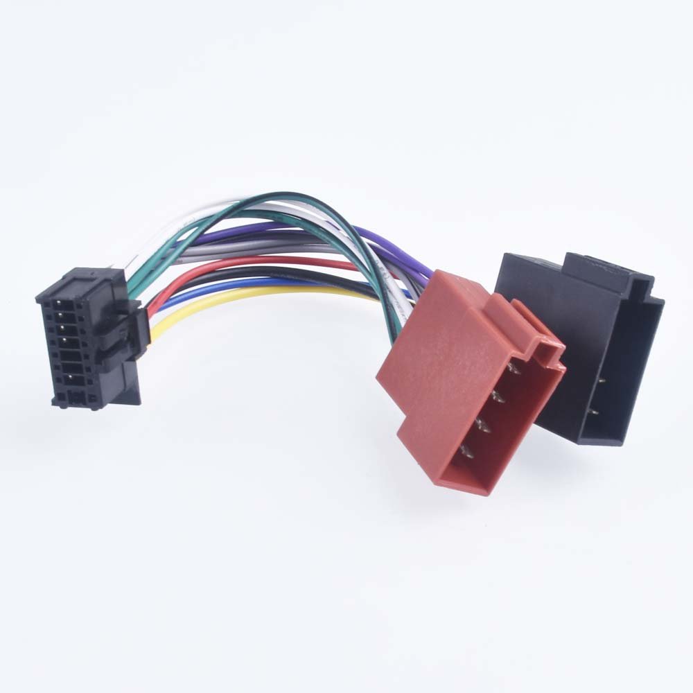 16Pin Car CD Rear Cable Stereo Radio Player Wiring Harness Connector Audio Cable Customized