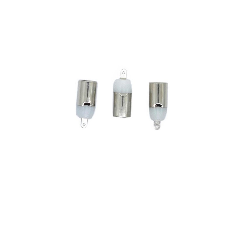 Factory Gold nickel plated Brown White female RCA jack connector
