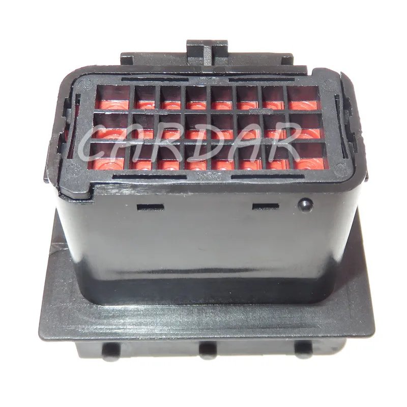 1 Set 24 Pin 24 Way FCI Automotive Connector Auto ECU PCB Socket Black Plug 211PC249S8005 211PL249S0023