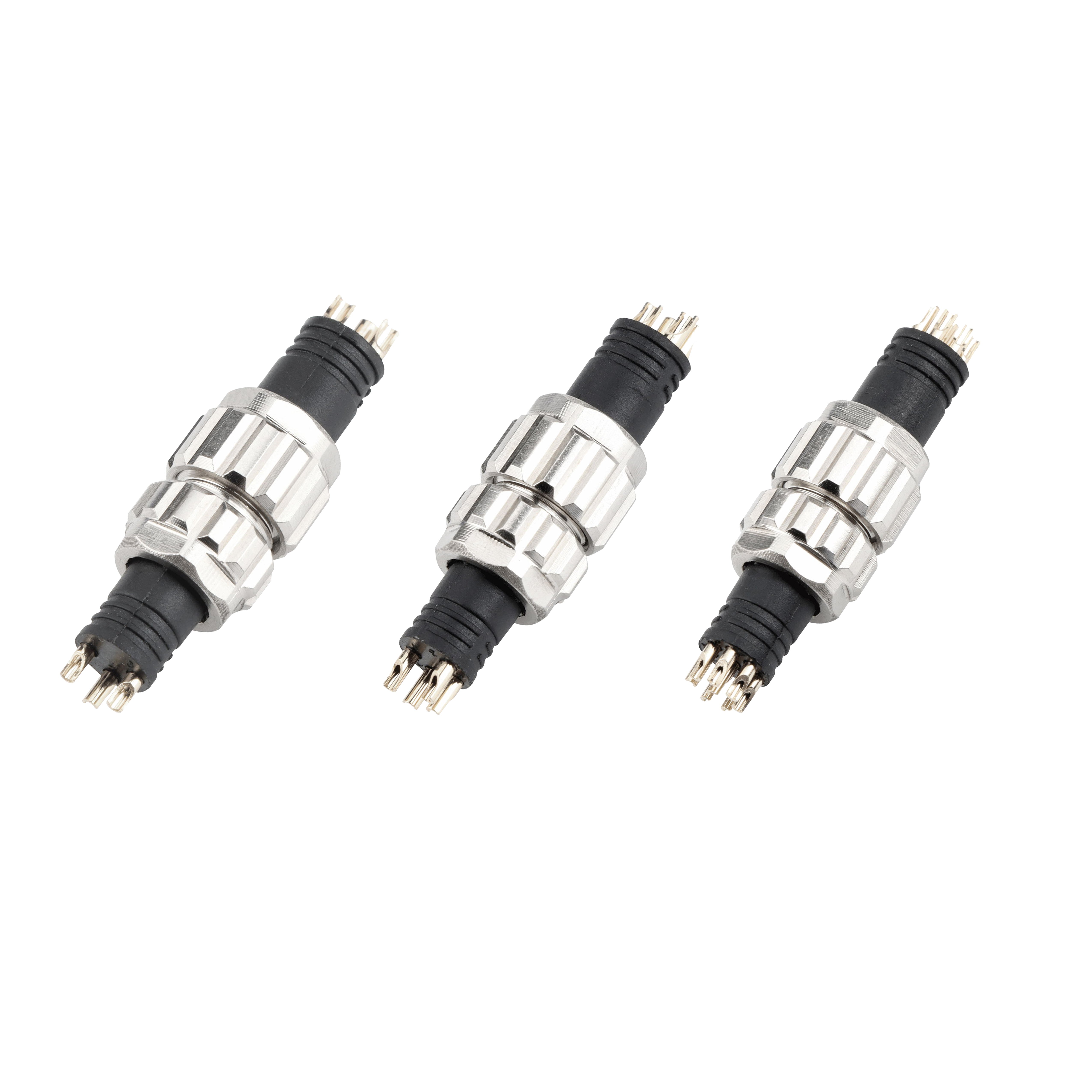 M8 Waterproof connector Wire butt plug led circular outdoor lighting 3-4-5-6-8-core male/female set