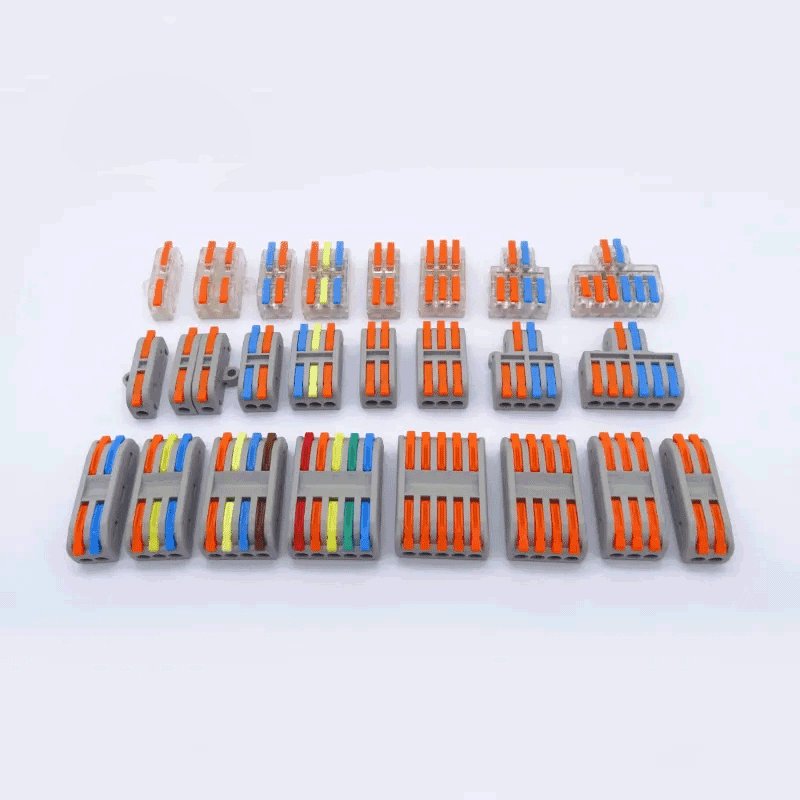 Supplier Quick Splice Wire Connector Multi-pin 3 in 6 out with Test Hole Electric Terminal Block