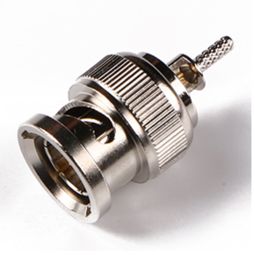 RF Connector Push-in BNC plug 50ohm BNC Male Connector for LMR400 RG316 Cable