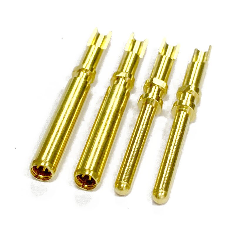 Can be customized 2.5 mm Solid pin terminal Pin connector Terminal Brass male Female contact pin