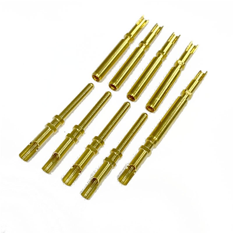 Can be customized 2.5 mm Solid pin terminal Pin connector Terminal Brass male Female contact pin