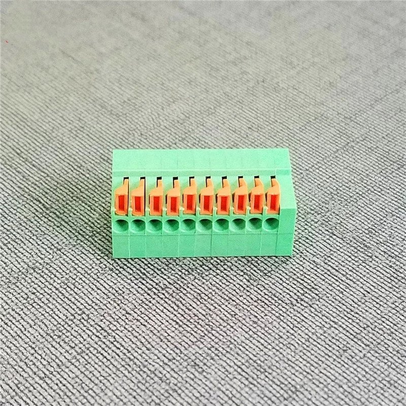 2.54mm PCB spring terminal block connector