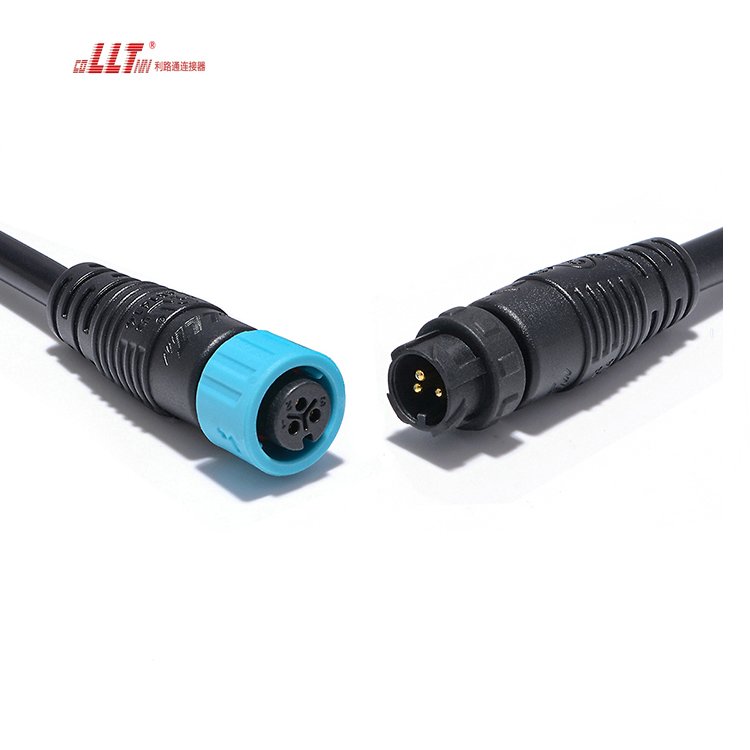Low voltage M12 cable connectors waterproof ip67,male female 2 3 4 5 6 7 8 Pins ac dc connector plug