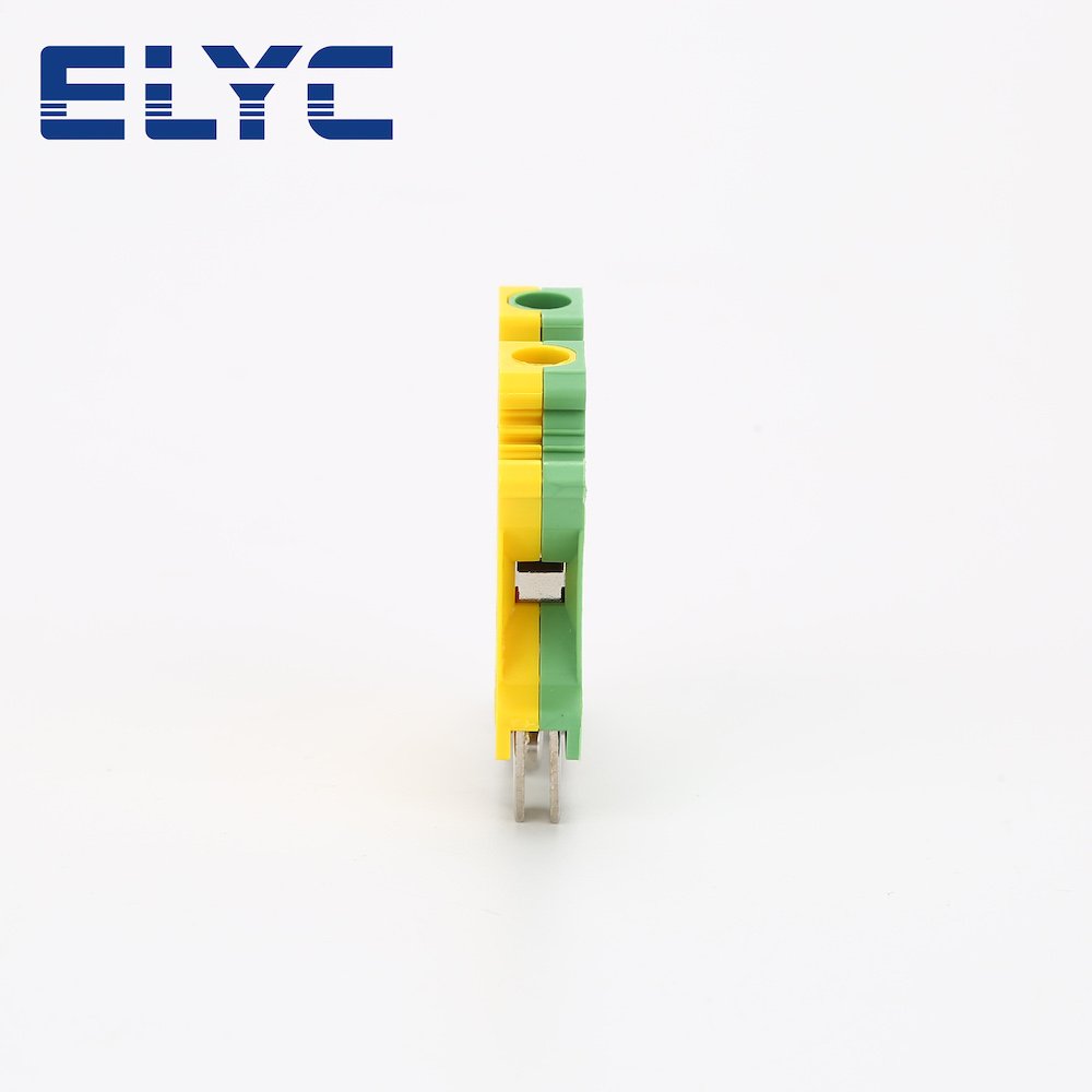 USLKG6N USLKG 6mm Ground Modular Screw Protective Earth Wire Electrical Connector DIN Rail Terminal Block USLKG 6N