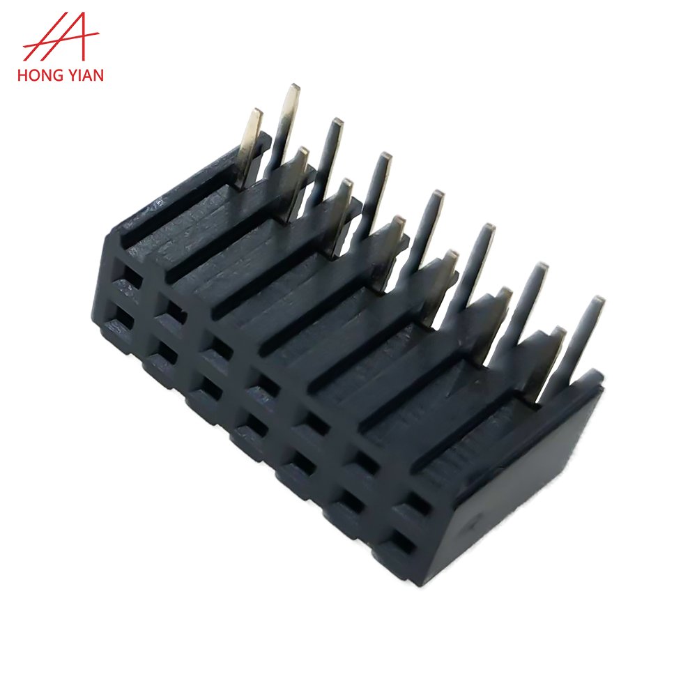 2.54mm 1.27 Pitch 48pin Female Headers Socket Single Row 90 Degree 3pin Pin Header 40pos 1x20 Pin 2.0 Mm 2x2 For Pcb Connector