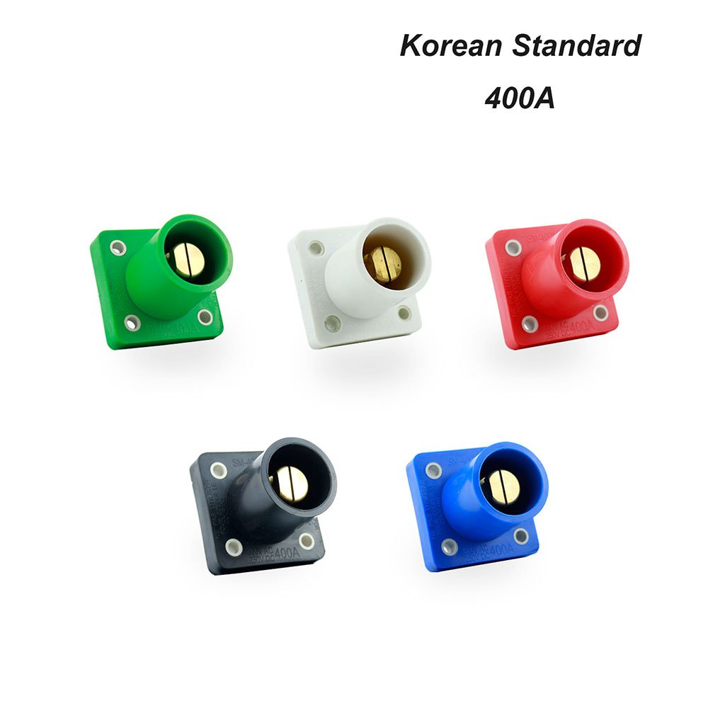 5X R-LOK 400A Male Socket Set American Standard Single Pole Power Connector for Power Distro