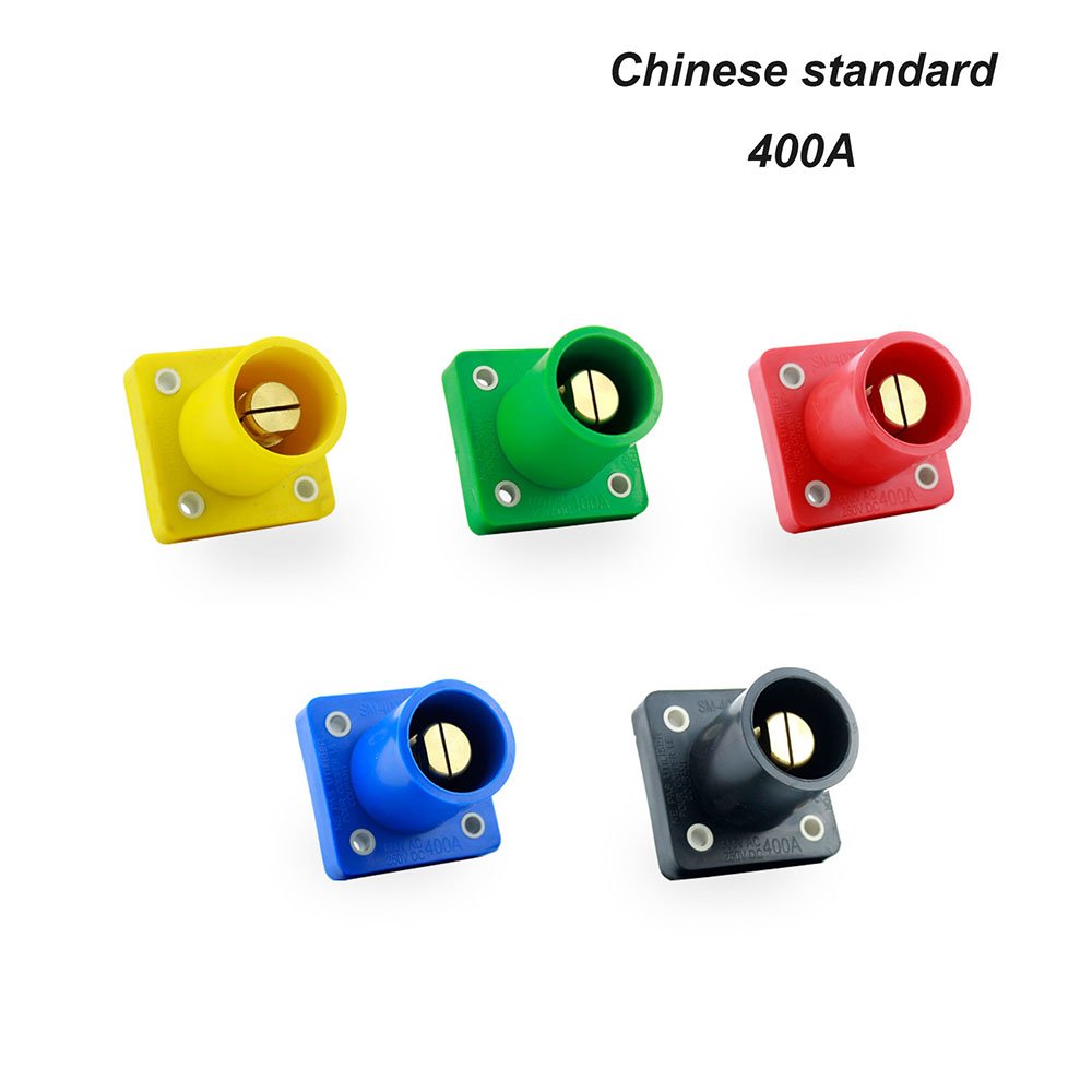 5X R-LOK 400A Male Socket Set American Standard Single Pole Power Connector for Power Distro