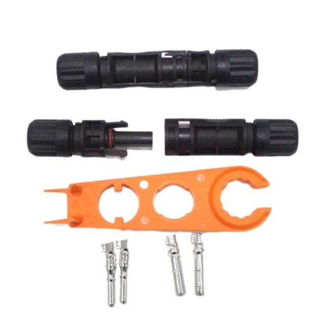 HD Copper Crimp PV Connector Solar Custom Photovoltaic Solar Connectors Copper Alloy Connector