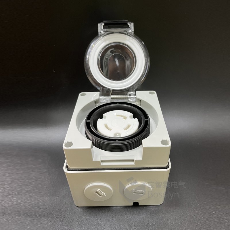 American Standard ETL certified socket, US Outdoor socket, durable industrial socket, IP66, NEMA L5-30 Connector