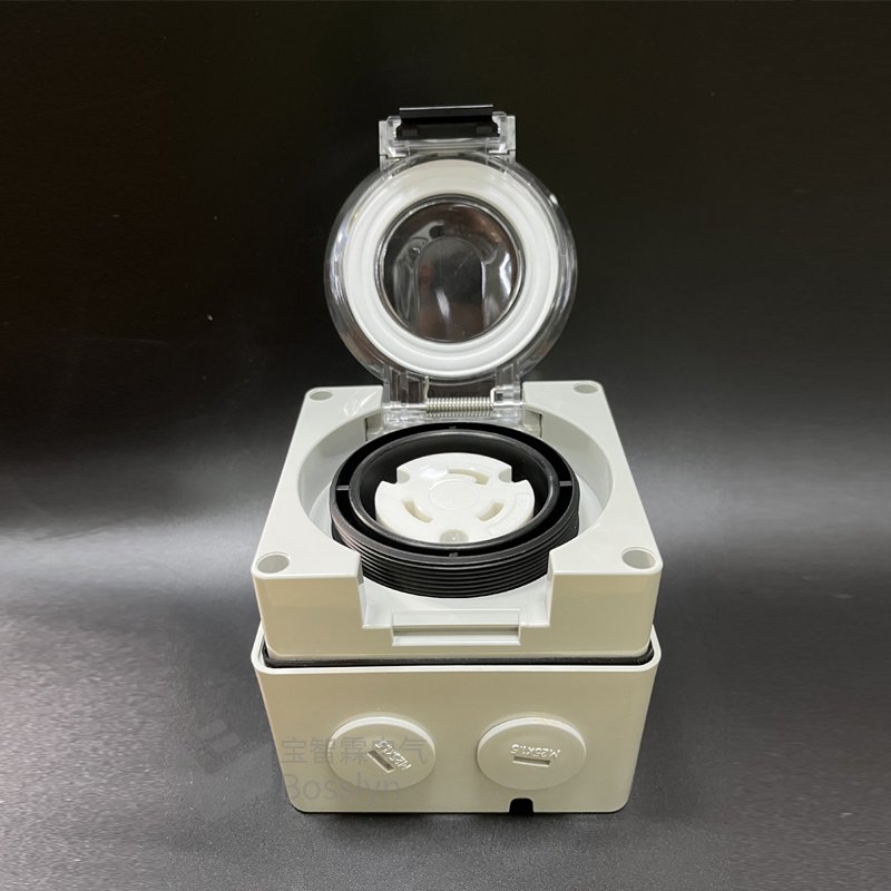 American Standard ETL certified socket, US Outdoor socket, durable industrial socket, IP66, NEMA L5-30 Connector