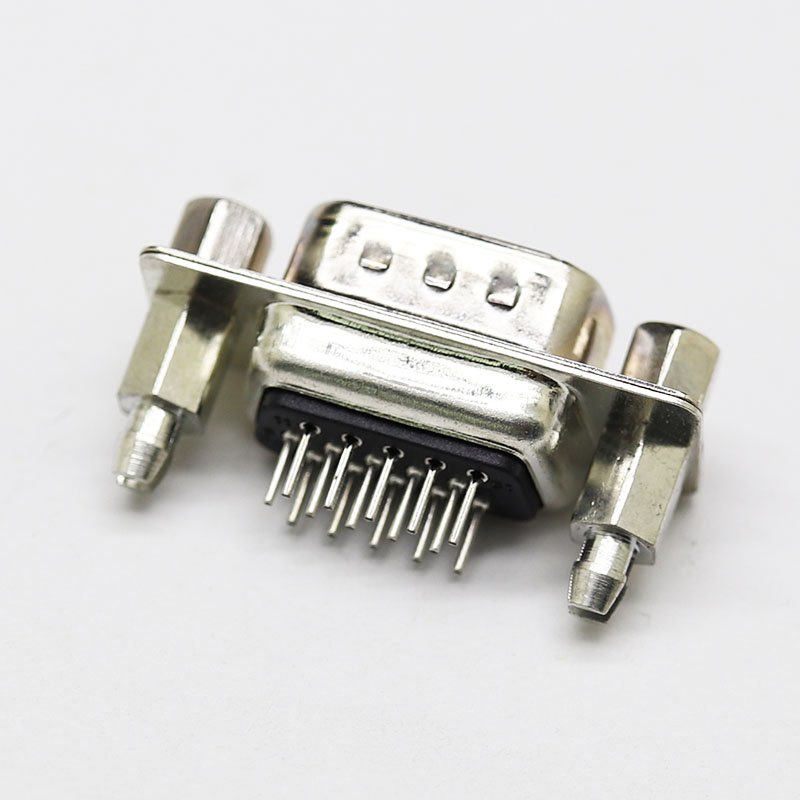 DR15 DB15 VGA Adapter Socket male three Rows Parallel Port height 10.7mm positions 15-62pin PCB 180 Degree Female Male Connector
