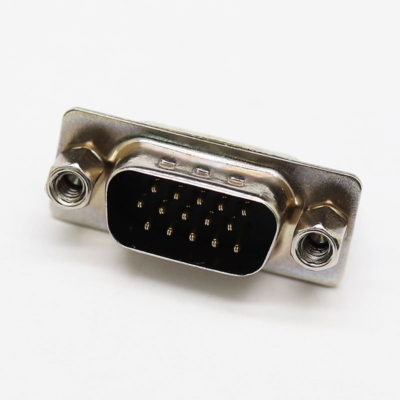 DR15 DB15 VGA Adapter Socket male three Rows Parallel Port height 10.7mm positions 15-62pin PCB 180 Degree Female Male Connector