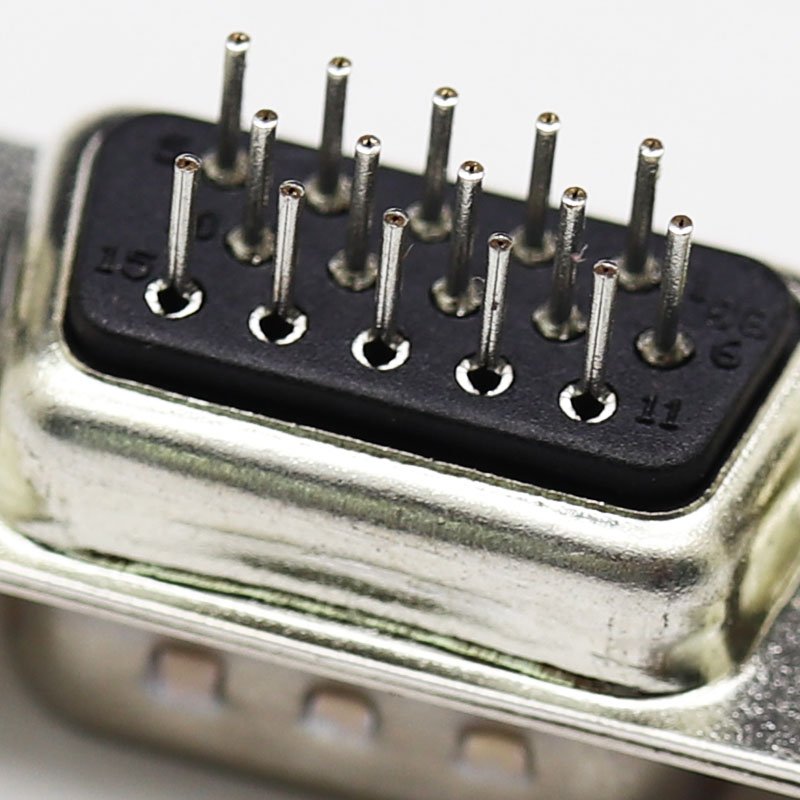 DR15 DB15 VGA Adapter Socket male three Rows Parallel Port height 10.7mm positions 15-62pin PCB 180 Degree Female Male Connector