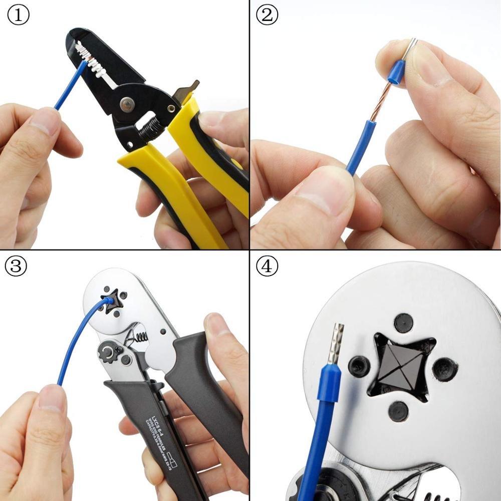CNBX E7508 on-time injuection molding easy to enter gray tube copper pp electrical terminal connector