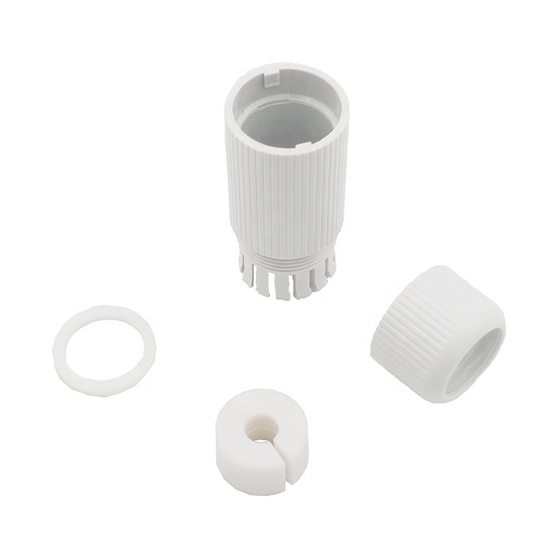 Waterproof Connector Adapter Ethernet Network LAN Cable White Power Female rj 45 connector