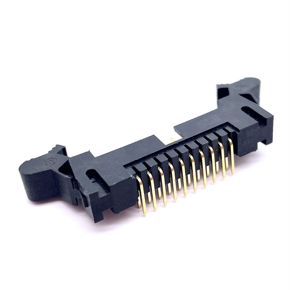 Soulin Ejector Header 2.0mm Pitch Gold Plated Double Row Pin Right Angle Sockets Docking Female and IDC Connectors