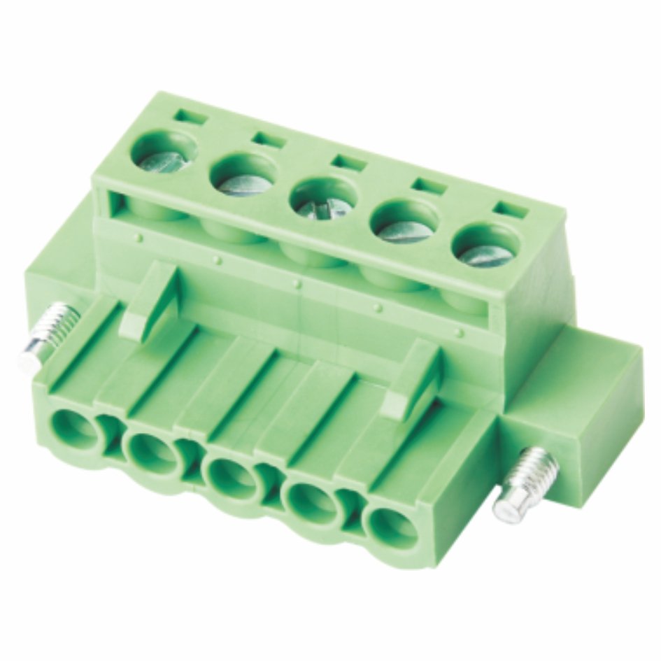 Most popular 5.0mm 5.08mm pitch Plug-in Terminal Block connector WJ2EDGKM