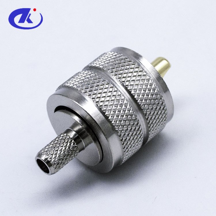 Hot selling 50 ohm UHF connector male straight crimp type for LMR195 RG58 cable