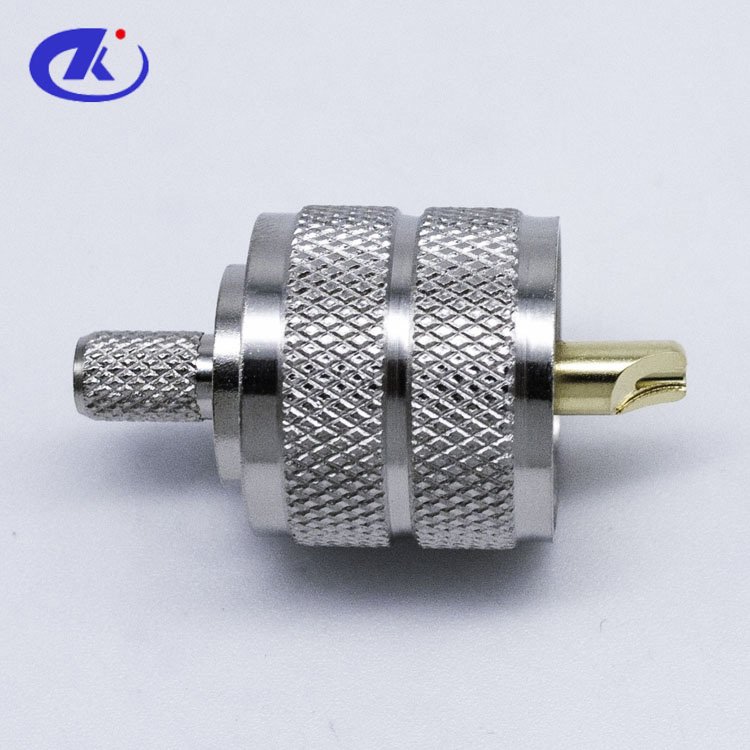 Hot selling 50 ohm UHF connector male straight crimp type for LMR195 RG58 cable