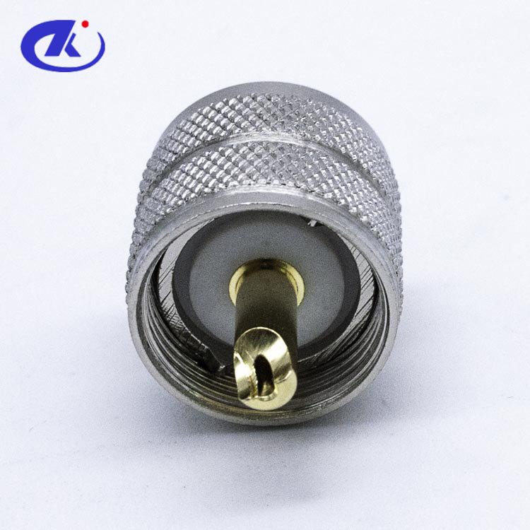 Hot selling 50 ohm UHF connector male straight crimp type for LMR195 RG58 cable