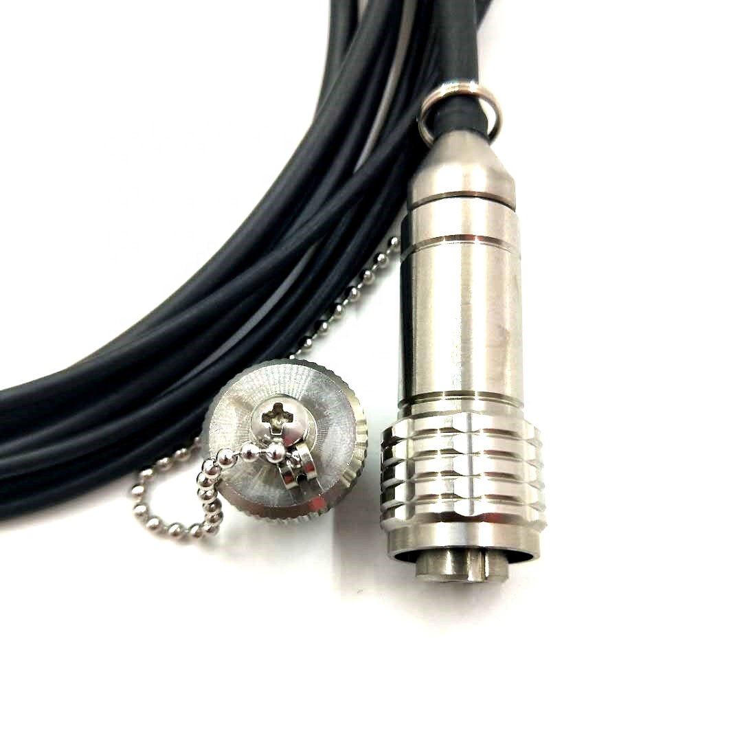 ZLTC Outdoor ODC waterproof tactical fiber cable connector ODC 2/4 Cores plug armored cable patch cord