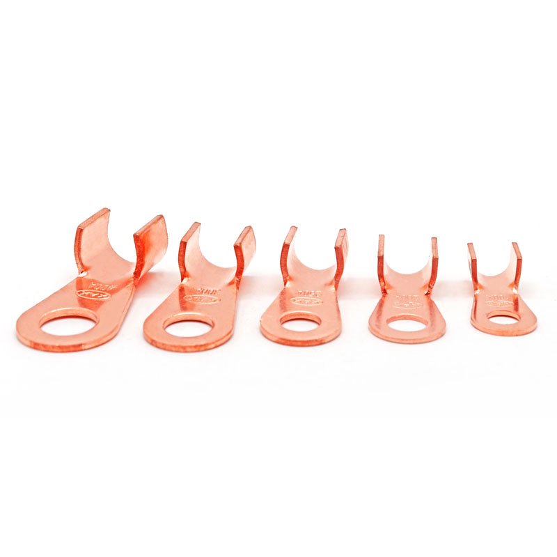OT-30A Electrical Copper Ring Battery Cable Connectors Open Ends Eyelets Wire Crimp Terminal Lugs