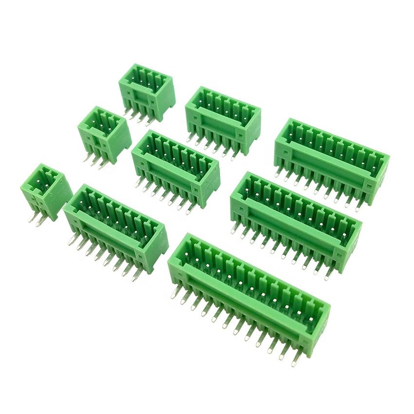 2.54mm pitch green 15EDGK-2.54 pcb screw terminal block connector