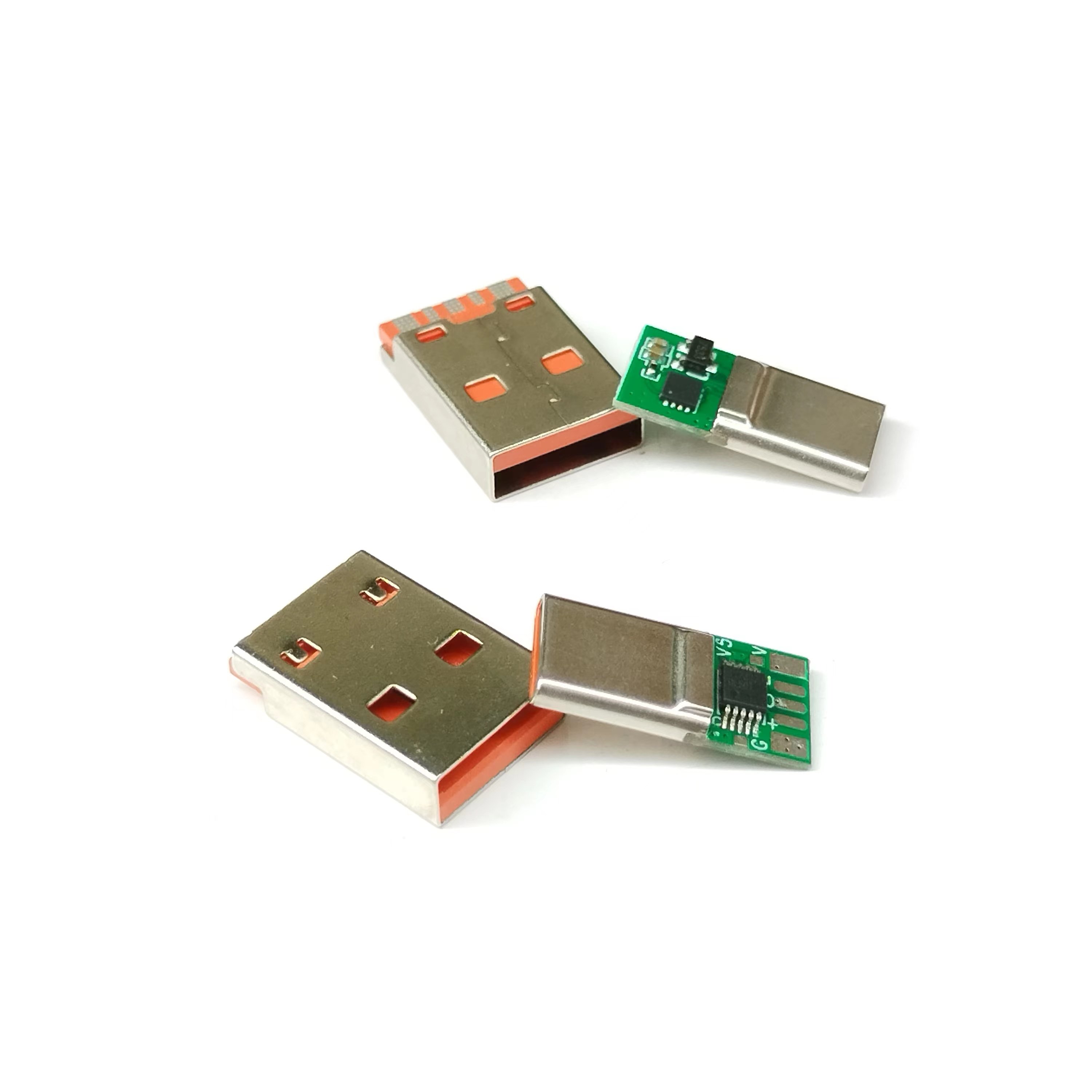 Circle Interconnect Usb type A 4 pin Male Fully Compatible 65w Fast Charging Connector USB A Connector