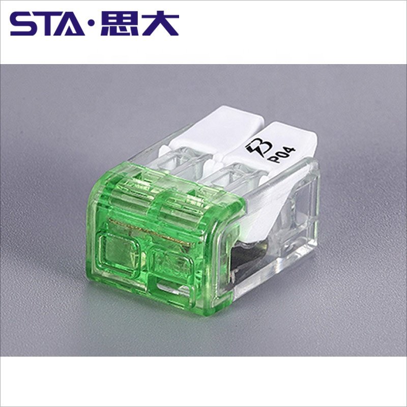 Fast Self-locking 2 3 4 Pin Plug-in Separator Wire Docking Connector LED Lighting Terminal Block with Lever-nut 221-412/413/415