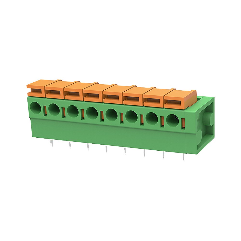 Right angle pin DG142V FFKDS/V1-5.08 MX122-508 push in terminal block 5.08mm screwless connector