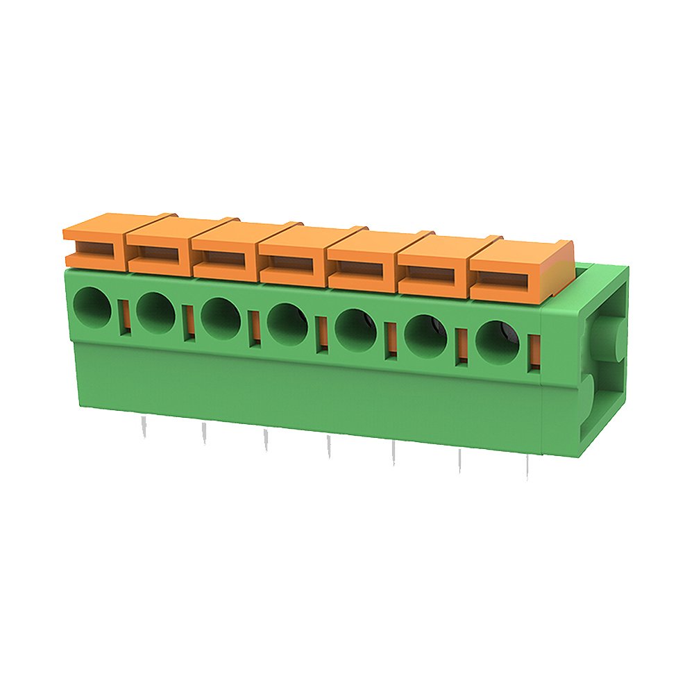 Right angle pin DG142V FFKDS/V1-5.08 MX122-508 push in terminal block 5.08mm screwless connector