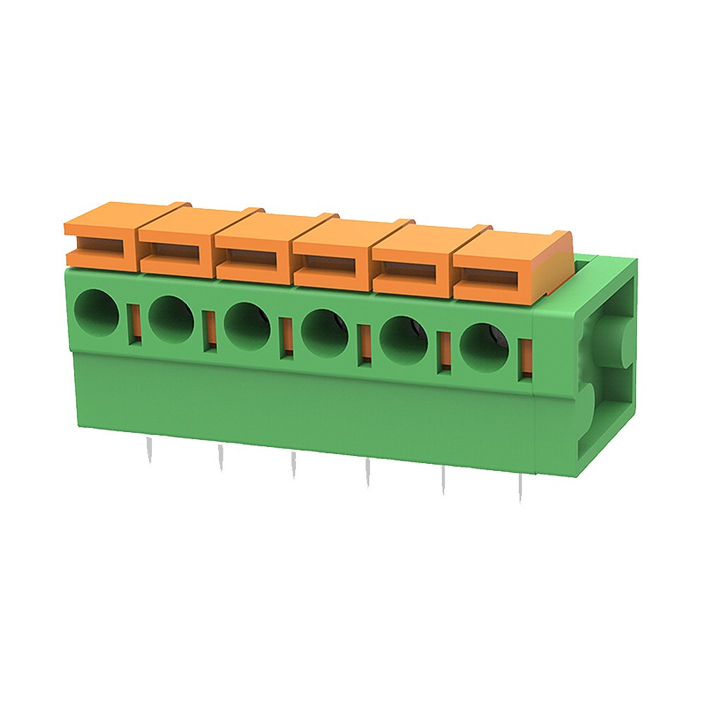 Right angle pin DG142V FFKDS/V1-5.08 MX122-508 push in terminal block 5.08mm screwless connector