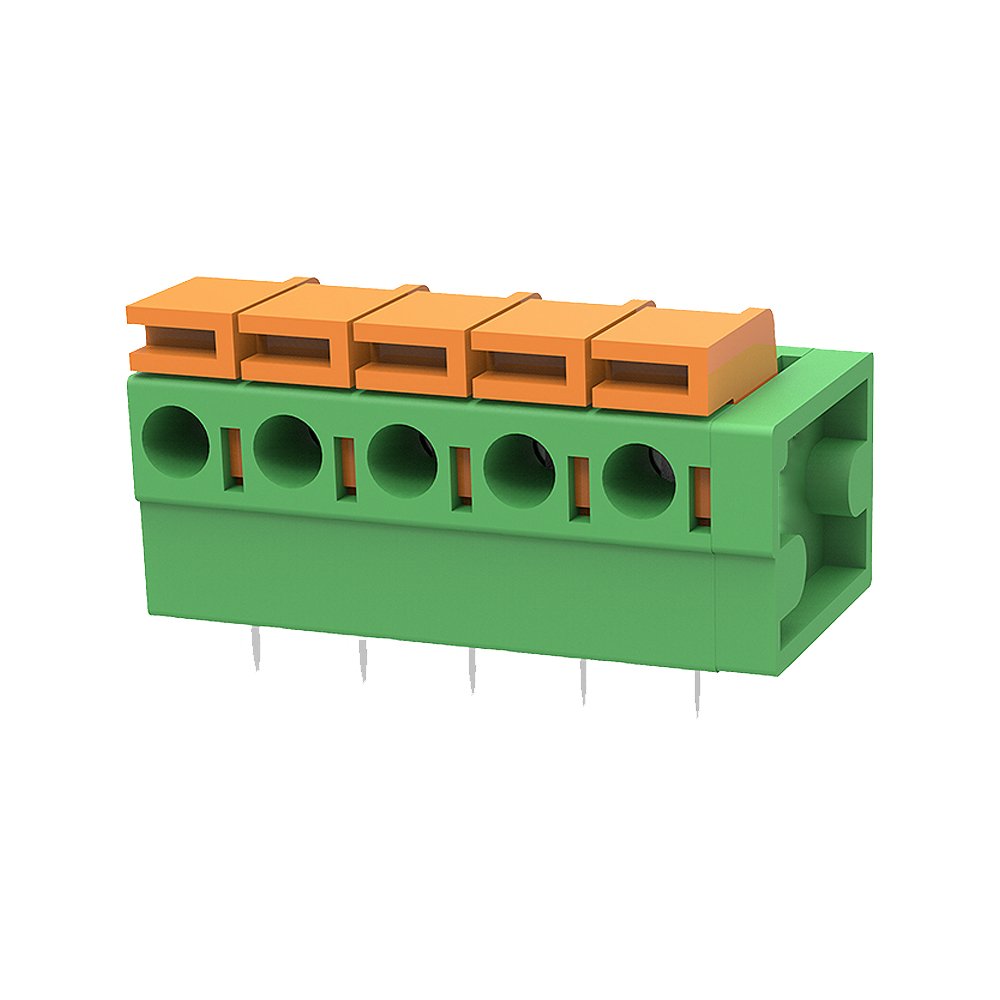 Right angle pin DG142V FFKDS/V1-5.08 MX122-508 push in terminal block 5.08mm screwless connector
