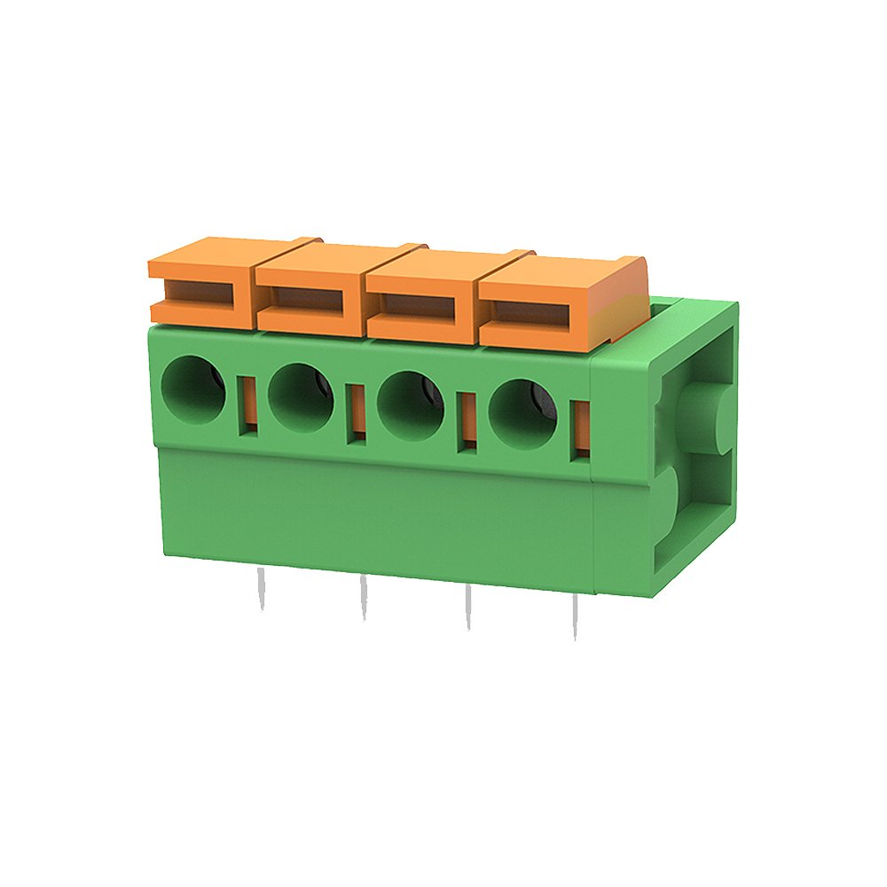 Right angle pin DG142V FFKDS/V1-5.08 MX122-508 push in terminal block 5.08mm screwless connector